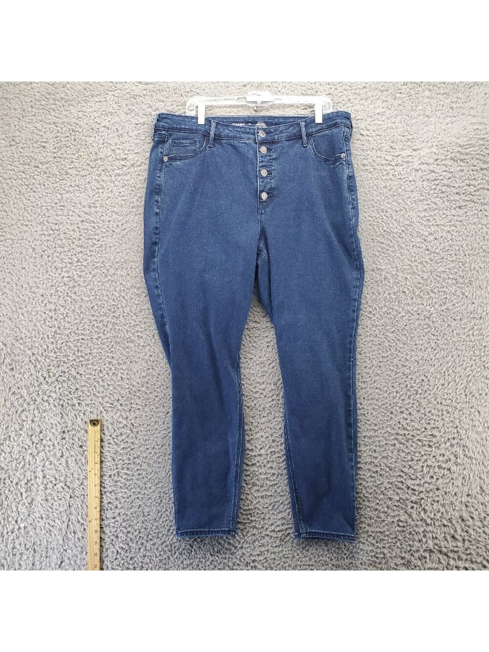 Old Navy Jeans Womens Size 18 Blue High-Rise Rockstar Super Skinny Style